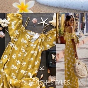 🌴🔆BILLABONG- Sincerely Jules SHOULDER DRESS🔆🌴